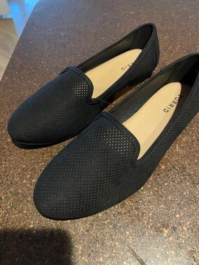 Torrid Black Perforated Slip-On Loafers for Women